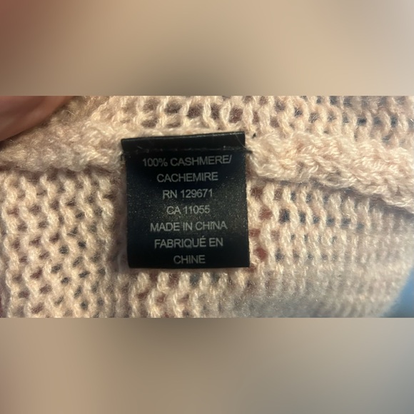 360 Cashmere Color Block Knit Sweater - Picture 4 of 5